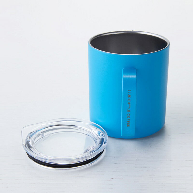 BLUE BOTTLE COFFEE TRAVEL MUG ブルーボトル トラベルマグ | ブルーボトルコーヒー MiiR 二重構造 耐熱 マグカップ オフィス マグ 保温 保冷 ドリップコーヒー カップ おしゃれ ふた付き ブルー ボトル コーヒー コーヒーカップ コーヒーマグ 蓋付き 蓋つき