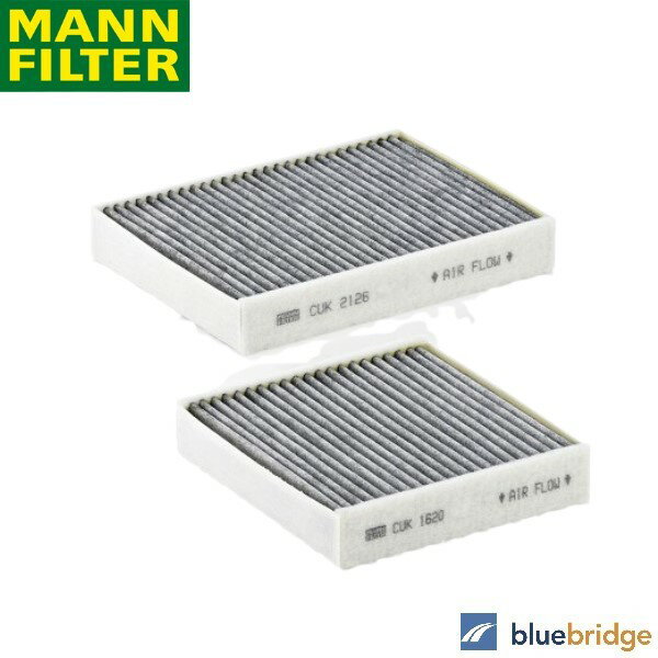 乐天商城 - 2枚セット MANN-FILTER プジョー 208 2008 活性炭入りエアコンフィルター 1609428180 6447VX 647990 CUK21000-2