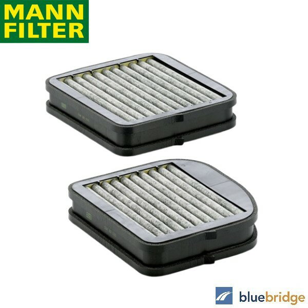 ベンツ MANN 2枚組 Eクラス W210 CLクラス W215 Sクラス W220 CUK22000-2 活性炭入りエアコンフィルター 2108300218