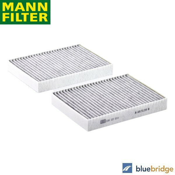 2枚セット MANN-FILTER BMW 5シリーズ G30 G31 6シリーズ G32 活性炭入りエアコンフィルター 64115A13762 64115A1BDB6 64115A1