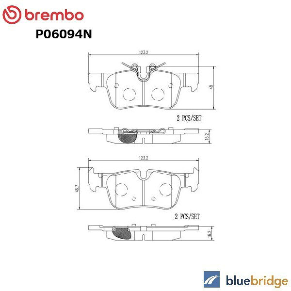 Rakuten - 低ダスト BREMBO BMW 1シリーズ F40 リア ブレーキパッド 34201543683 34206885547 34216859917 34216860403 34218843651