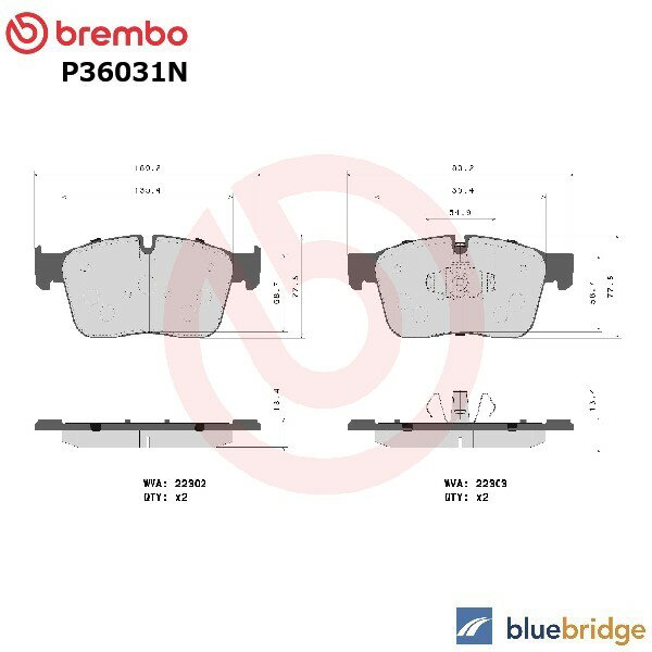 低ダスト BREMBO ジャガー Fペース X761系 2.0L 3.0L フロント ブレーキパッド J9C20036 J9D1118 J9D1199 T2H16147 T2H21043
