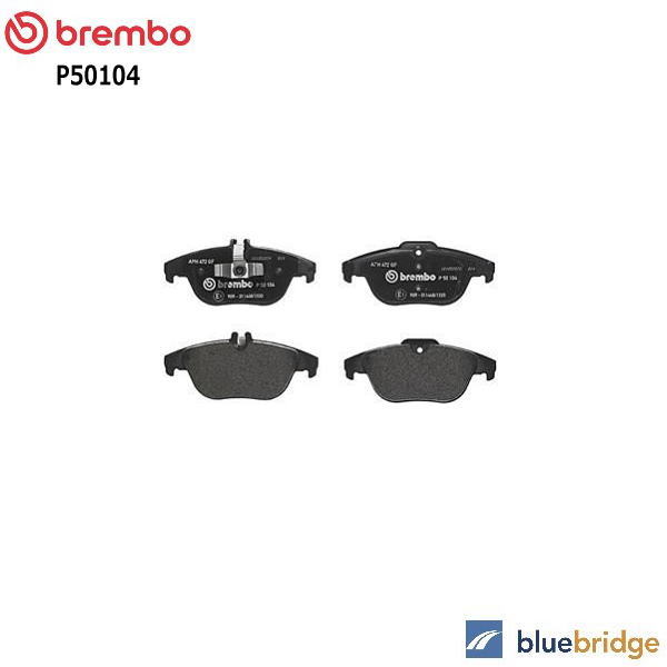 乐天商城 - BREMBO ベンツ Cクラス W204 C350 リアブレーキパッド 0054204920 0054205120 0074206120 0074206220 P50104 BLACK PAD
