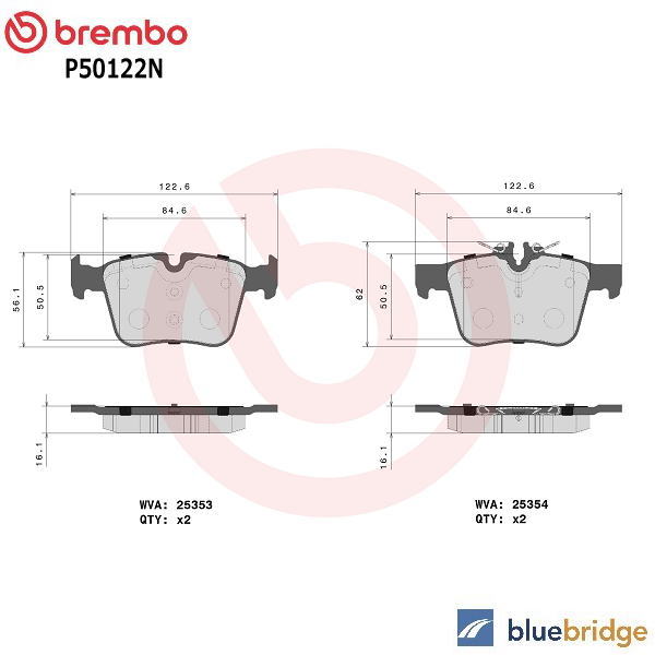 乐天商城 - 低ダスト BREMBO ベンツ Cクラス W205 S205 C220d C180 リア ブレーキパッド 0004208200 0084201420