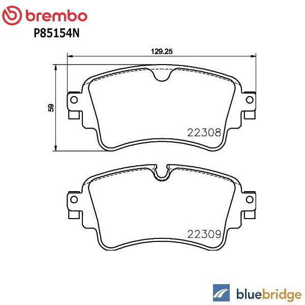 BREMBO 新品 アウディ リアブレーキパッド 4N0698451 80A698451B 80A698451Q 8W0698451BE 8W0698451BF 8W0698451BG