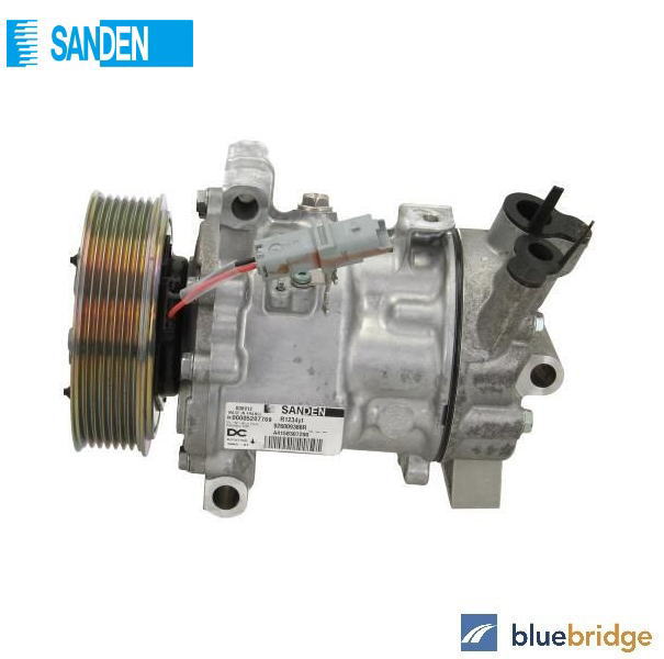 乐天商城 - SANDEN ルノー カングー II KW エアコン コンプレッサー 926001806R 926007318R 926008670R 926009388R SD6V12-1964 SD6V12-1969
