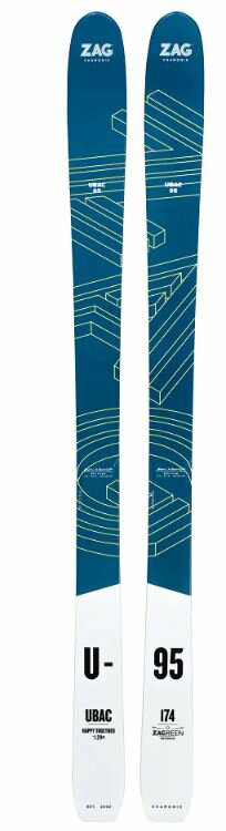ZAG SKIS ザグスキー UBAC95 ウバック95 2023/2024 24年モデル CHAMONIX ロッカースキー スキー板