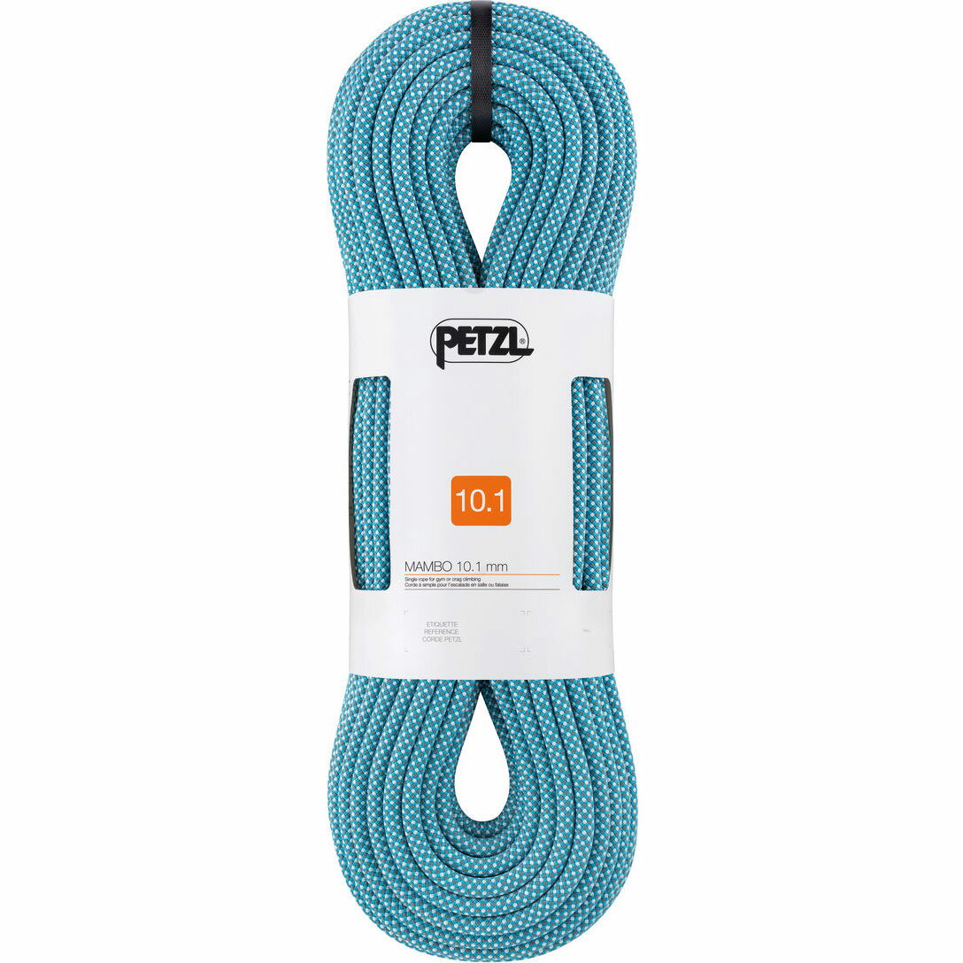 ペツル Petzl マンボ 10.1mm R32　50m ターコイズ シングルロープ　クライミング　ダイナミックロープ　 | アルパインクライミング 道具 登山用具