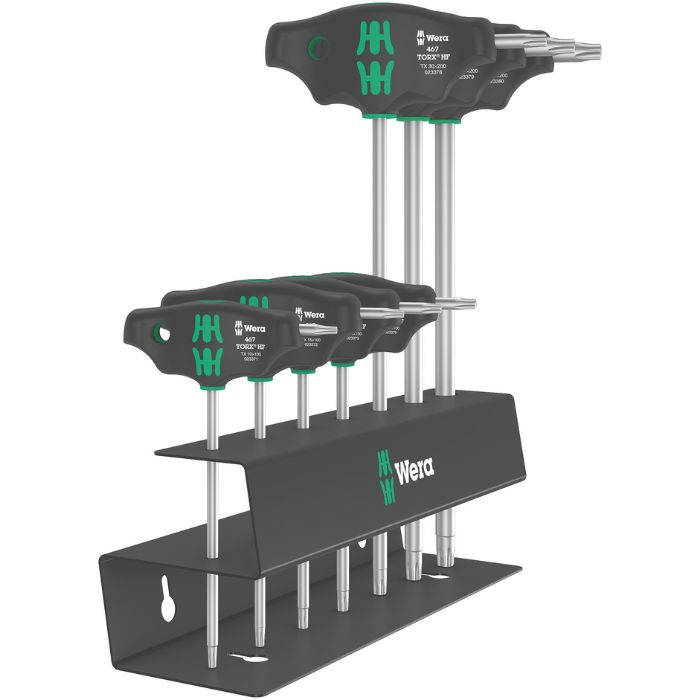 Rakuten - Wera ヴェラ T型ハンドル トルクスドライバーセット HF仕様 T型レンチ 7本組 467/7 TORX HF Set 2（05023456001）