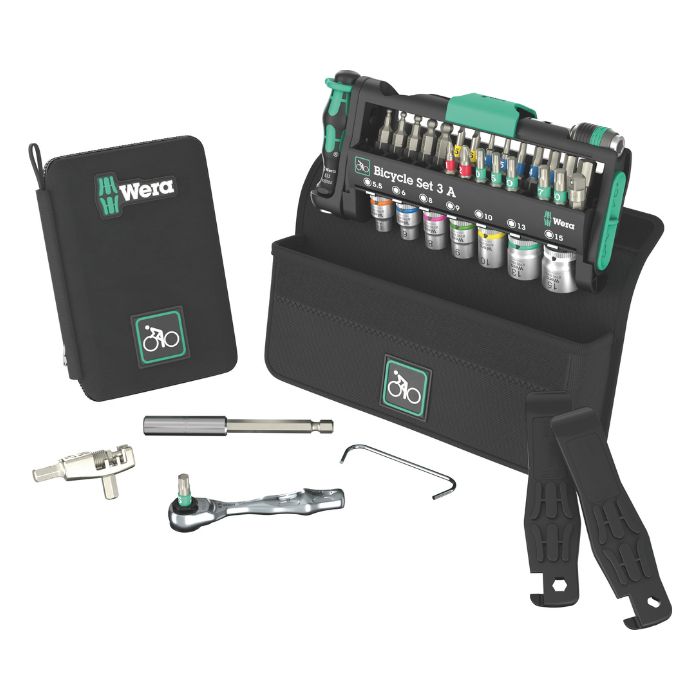 Wera ヴェラ バイシクルセット 3 A 収納ポーチ付き　Bicycle Set 3 A（05004188001）