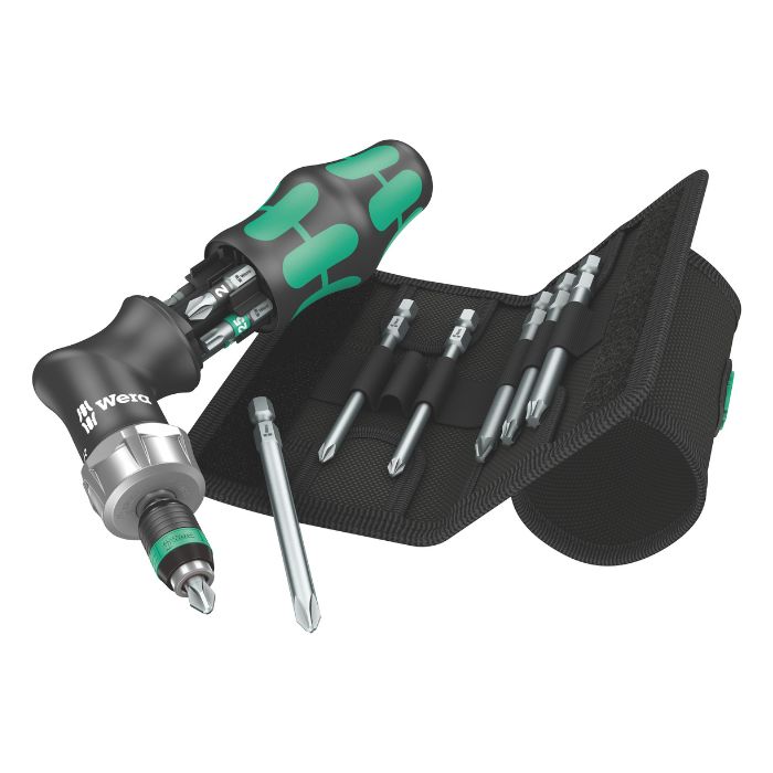 Wera ヴェラ クラフトフォームコンパクト ピストル型 RA 4 収納ポーチ付き　Kraftform Kompakt Pistol RA 4（05051031001）