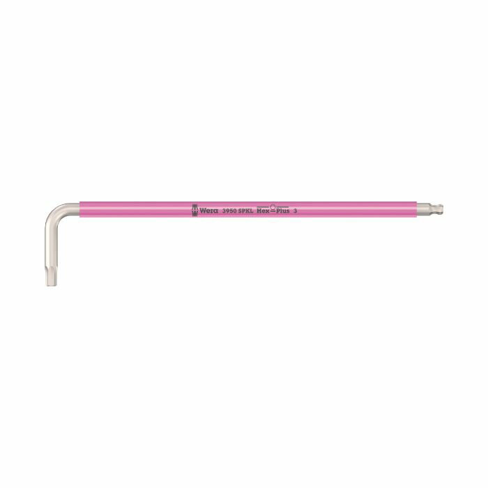 Wera ヴェラ ステンレス 六角レンチ マルチカラー 3.0mm　3950 SPKL Hex-Plus Multicolour Stainless 3 mm x 123 mm（05022663001）