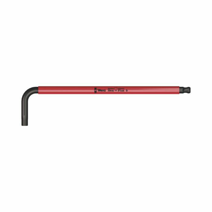 Wera ヴェラ 六角レンチ マルチカラー 6.0mm ブラックレーザー 950 SPKL Hex-Plus Multicolour 6 mm x 172 mm（05022612001）