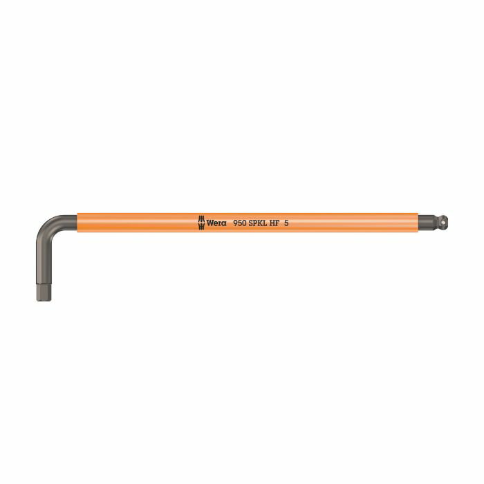 Wera ヴェラ 六角レンチ マルチカラー HF仕様 5.0mm ブラックレーザー 950 SPKL Hex-Plus Multicolour HF 5 mm x 154 mm（05022202001）