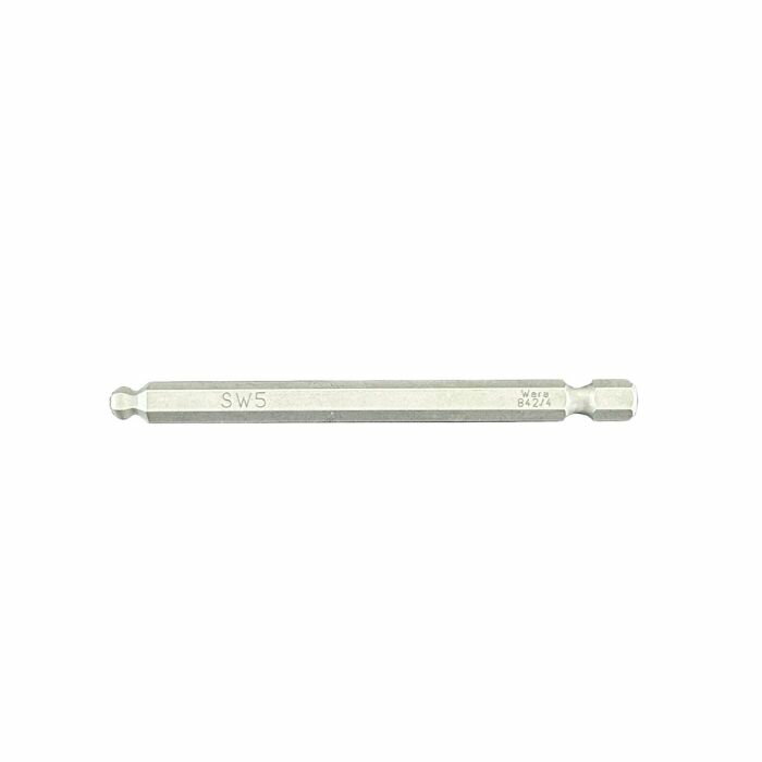 Wera 842/4 bits 5.0 x 89 mm 六角ボールポイントロングビット（05059682001） 対辺 5.0mm 全長 89 mm ■モニター環境により実際の商品の発色と異なる場合があります。パッケージデザインやサイズ表記等予告なく変更する場合がございます。