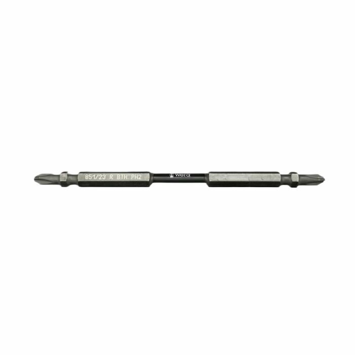 Rakuten - Wera ヴェラ ダイヤモンド 両頭ビット 日本仕様 バイトーション 六角軸 スリム インパクト プラス2番 長さ125mm 851/23 R BTH IMP DC PH2 x125（05344207001）