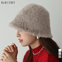 【SALE/50%OFF】バケットハット バケハ ハット 帽子 レディース ファー シャギー 秋 冬 ウール混 無地 シンプル ぼうし 折りたたみ お出かけ プ...
