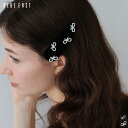 ヘアピン ヘアアクセサリー ヘアアレンジ レディース リボン パール メタル ベロア 雑貨 ヘアアレンジ かわいい おしゃれ ガーリー 大人 カジュアル シンプ...