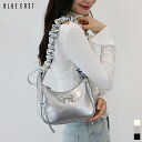 【SALE/20%OFF】くしゅくしゅリボンバッグ ショルダーバッグ ハンドバッグ リボン ギャザー ドロスト フェイクレザー 合皮 ポケット 大人 おしゃれ ...