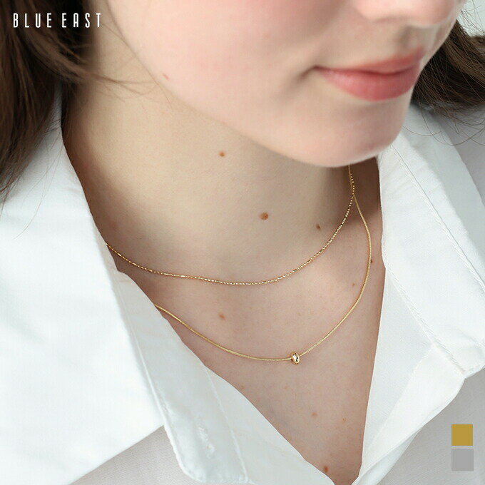 Rakuten - メタルモチーフ2連ネックレス/ ニッケルフリー【メール便】