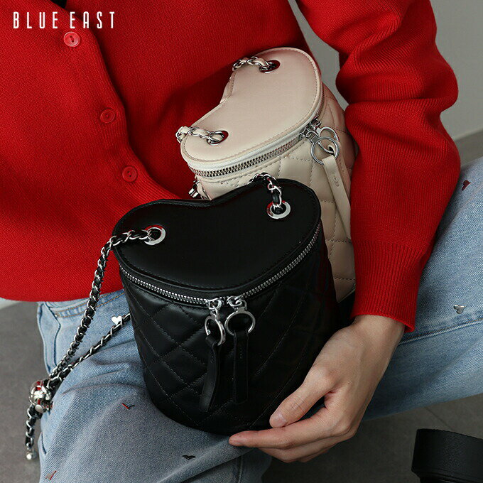 ハートキルティング巾着