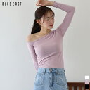 【SALE/30%OFF】カットソー Tシャツ レディース 半袖 トップス プルオーバー オフショルダー ワンショルダー アシンメトリー 無地 大人 シンプル カジュアル きれいめ おしゃれ トレンド かわいい 着回し BLUEEAST【ネコポス】