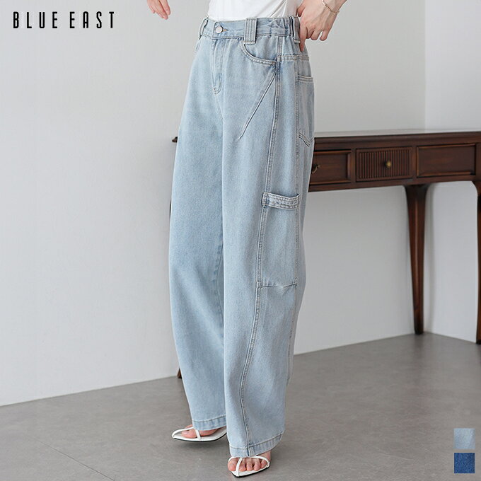 Rakuten - 【SALE／30%OFF】【送料無料】バックゴムペインターカーブデニムパンツ