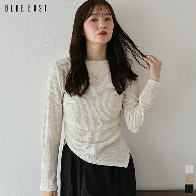 Rakuten - 【SALE／30%OFF】サイドタックジャガードカットソー【メール便】