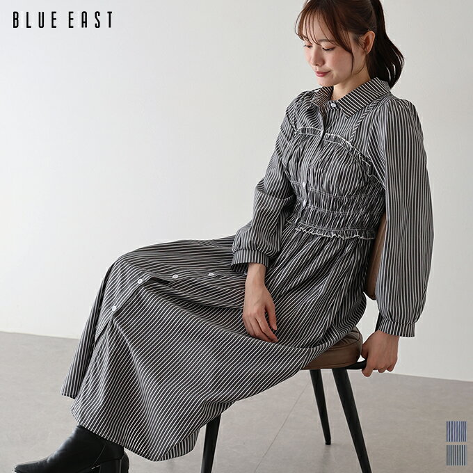 樂天商城 - 【SALE／30%OFF】【送料無料】シャーリングシャツワンピース