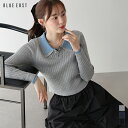 【送料無料】ダブル襟ポロニット