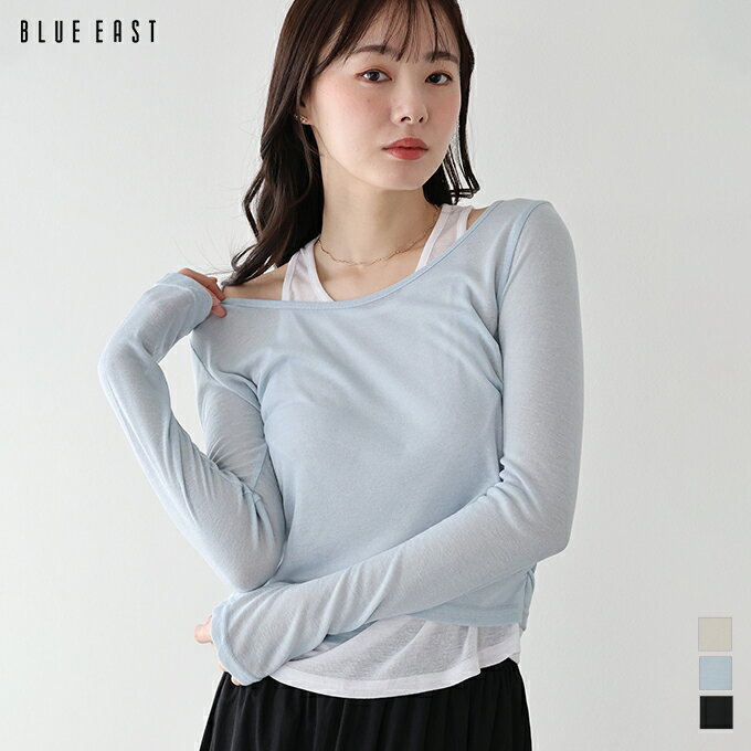 Rakuten - 【5/1 13:59まで！タイムセール／22%OFF中】レイヤードシアーカットソー【メール便】