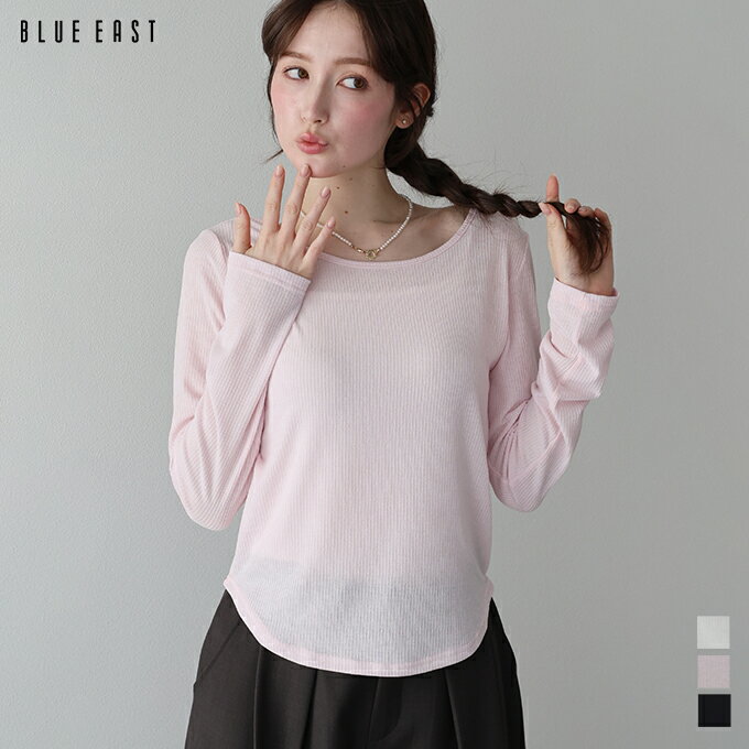 乐天商城 - 【タイムセールクーポン利用で10%OFF】クルーネックシアーリブカットソー【メール便】