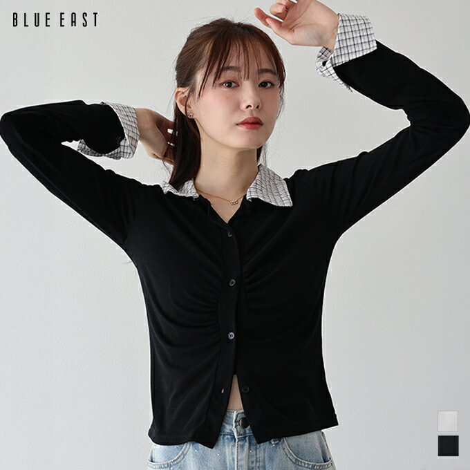 Rakuten - 【5/1 13:59まで！タイムセール／10%OFF中】チェックシャツドッキングカーディガン【メール便】