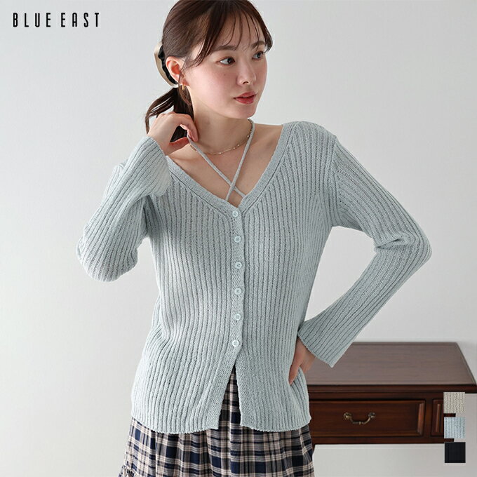 Rakuten - 【5/1 13:59まで！タイムセール／10%OFF中】【送料無料】ネックリボンニットカーディガン