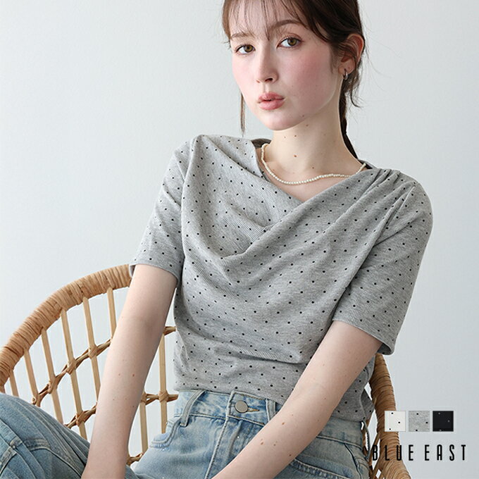 楽天市場】オフショルダー（柄ドット・水玉）（トップス｜レディース
