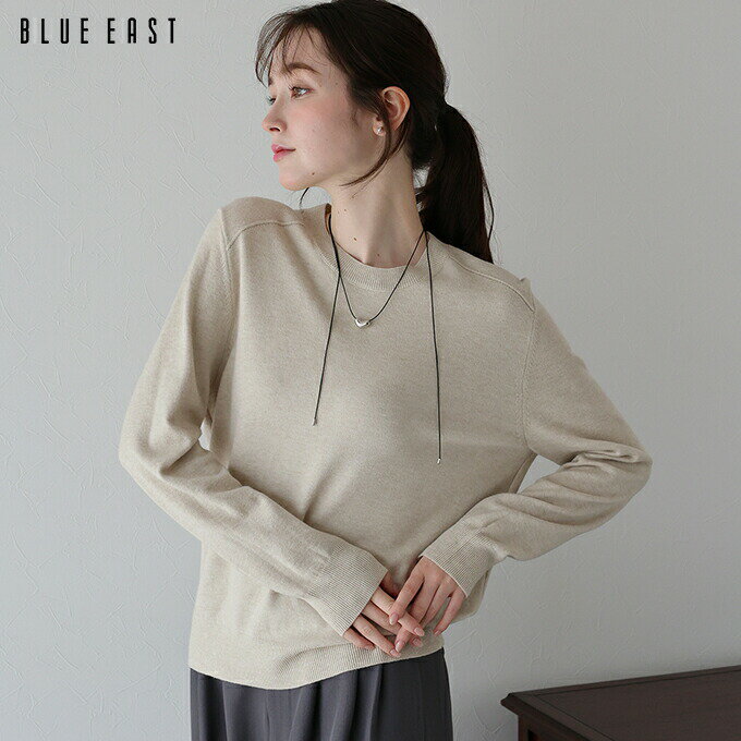乐天商城 - 【SALE／30%OFF】ウール混クルーネックニット