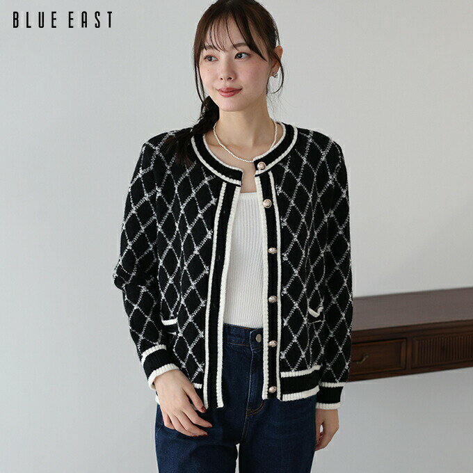 Rakuten - 【SALE／30%OFF】ダイヤジャガードカーディガン