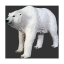 代引不可-アニマルビッグフィギュアシリーズ【白クマ（熊）・スタンディング】（等身大フィギュア）送料別途見積