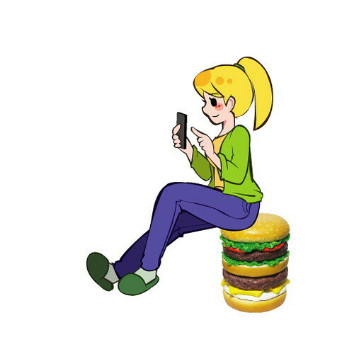 ハンバーガー 椅子 いす チェア イス Hamburger chair スツール 店舗 ディスプレイ 看板 オブジェ、子供部屋 展示 陳列 内装 装飾 飾付 おもしろ雑貨 [イースね] 腰掛け 腰かけ 腰掛 Fun Stool *代引不可 [3]