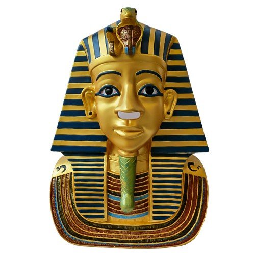 ツタンカーメン ティッシュスタンド おもしろ雑貨　RH-410 店舗 ディスプレイ 看板 オブジェ 子供部屋にもどうぞ！ 代引不可- 本州　送料無料　鼻からテイッュがでます！ティッシュケース　ユニーク プレゼント　おもしろのサムネイル