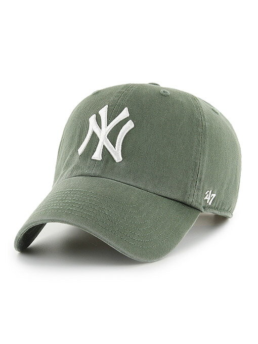 楽天Blue in Green47 ヤンキース クリーンナップ キャップ 帽子 ホワイト/グリーン Yankees ’47 CLEAN UP Moss x White Logo -WHITE/GREEN-