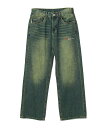 @CANDY ALfB fjpc W[Y W[p Y fB[X ChVGbg Y2K CfBSu[ M-XL LOGO DENIM PANTS -INDIGO-