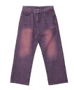 @CANDY ALfB fjpc W[Y W[p Y fB[X ChVGbg Y2K p[v M-XL LOGO DENIM PANTS -PURPLE-