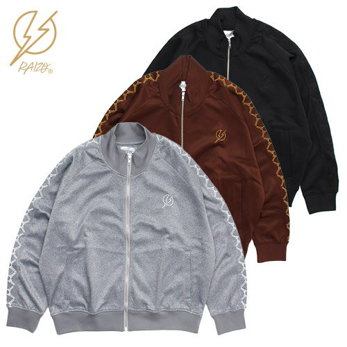 ライゾー RAIZO トラックジャケット メンズ レディース ジャージ ブラック/ブラウン/グレー M-L TRACK JACKETのサムネイル