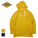 Almond Surf アーモンドサーフ NEWPORT HOODIE メンズ マスタードイエロー/チャコール S-L IV2125S【パーカー プルオーバーパーカー フード タオル地 メキシカンパーカー フィン ルームウェア 部屋着 日本製 サーフ おしゃれ ブランド 黄色】