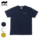 BANKS バンクス FEDERAL TEE メンズ/レディース ネイビー/オフホワイト/マスタードイエロー S-L ATS0374 OOO【Tシャツ 半袖 ポケット ポケT カットソー サーフ系 サーフィン オーガニックコットン ブランド サーフ サーフファッション 紺 白 黄色】