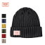 BIG MIKE ビッグマイク KNIT CAP メンズ/レディース ブラック/インディゴブルー/ベージュ/オリーブグリーン/マルーン/ライトブラウン FREE 102014000【ニットキャップ 帽子 ビーニー おしゃれ ブランド アメカジ ライトイエロー カーキ ワインレッド 黒 紺 赤】