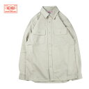 BIG MIKE ビッグマイク HEAVY FLANNEL SHIRTS メンズ ベージュ S-XL【フランネルシャツ シャツ 長袖 ネルシャツ ワークシャツ ヘビーネルシャツ ヘビーウェイト 無地 シンプル カジュアル おしゃれ ブランド アメカジ アウトドア アメカジブランド】