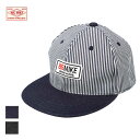 BIG MIKE ビッグマイク HICKORY DENIM CAP logo patch メンズ/レディース ネイビー/ブラック FREE