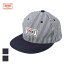 BIG MIKE ビッグマイク HICKORY DENIM CAP logo patch メンズ/レディース ネイビー/ブラック FREE【キャップ 帽子 デニムキャップ デニム ヒッコリー ワークキャップ ロゴ ロゴパッチ ブランドロゴ おしゃれ ブランド アメカジ アウトドア ワークブランド 紺 黒】